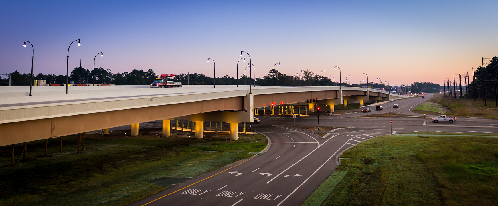 US 17 Bypass at SC 707/Farrow Parkway interchange