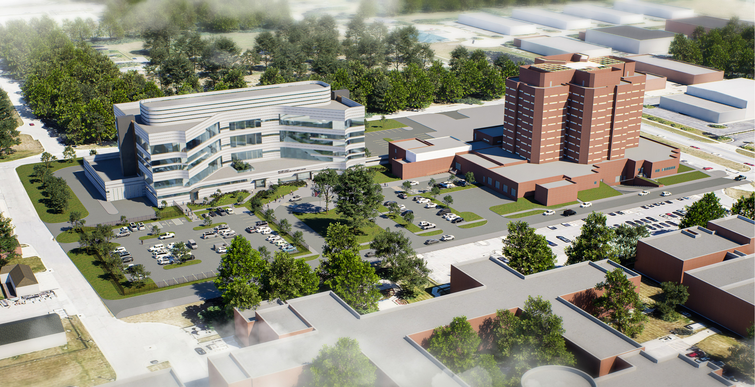 Macomb County Central Intake and Assessment Center Rendering
